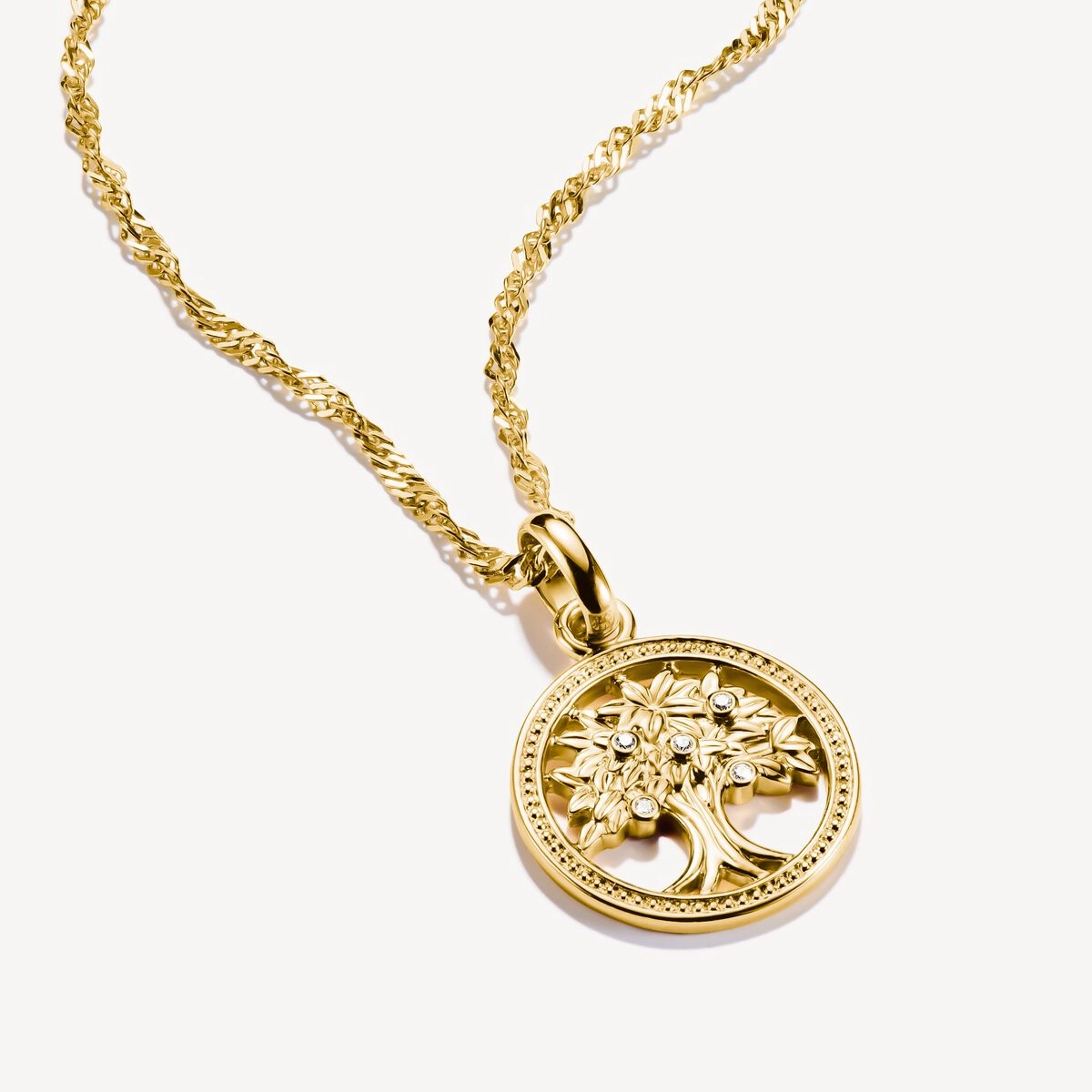 Thomas Sabo Gold Plated Tree of Life Connect Charm