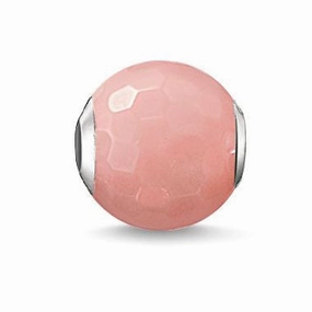 Thomas Sabo Karma Beads Charms Hot Pink Bamboo Coral Silver D