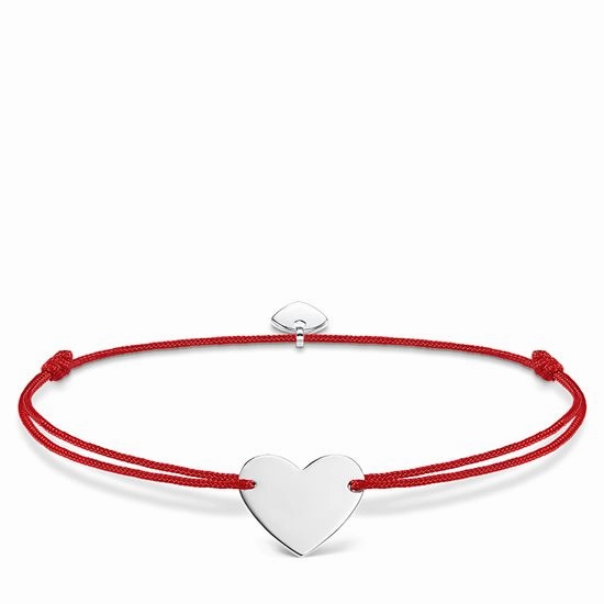 Thomas Sabo Little Secrets Sterling Silver Red Heart Bracelet D