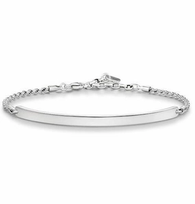 Thomas Sabo Love Bridge Sterling Silver Oxidised Bracelet D