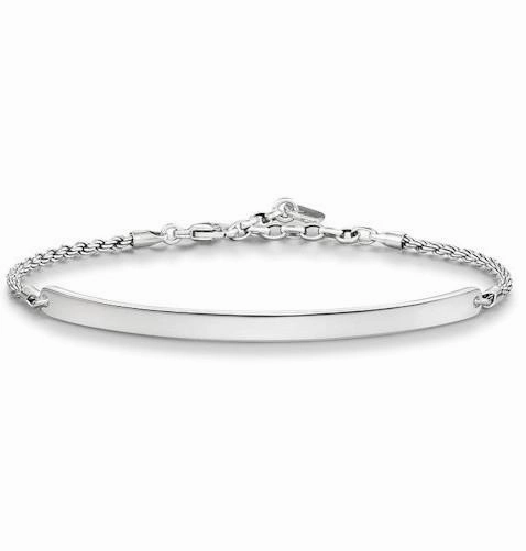 Thomas Sabo Love Bridge Sterling Silver Oxidised Bracelet D