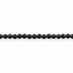 Thomas Sabo Necklace Silver & Black Onyx Faceted 53cm Chain D