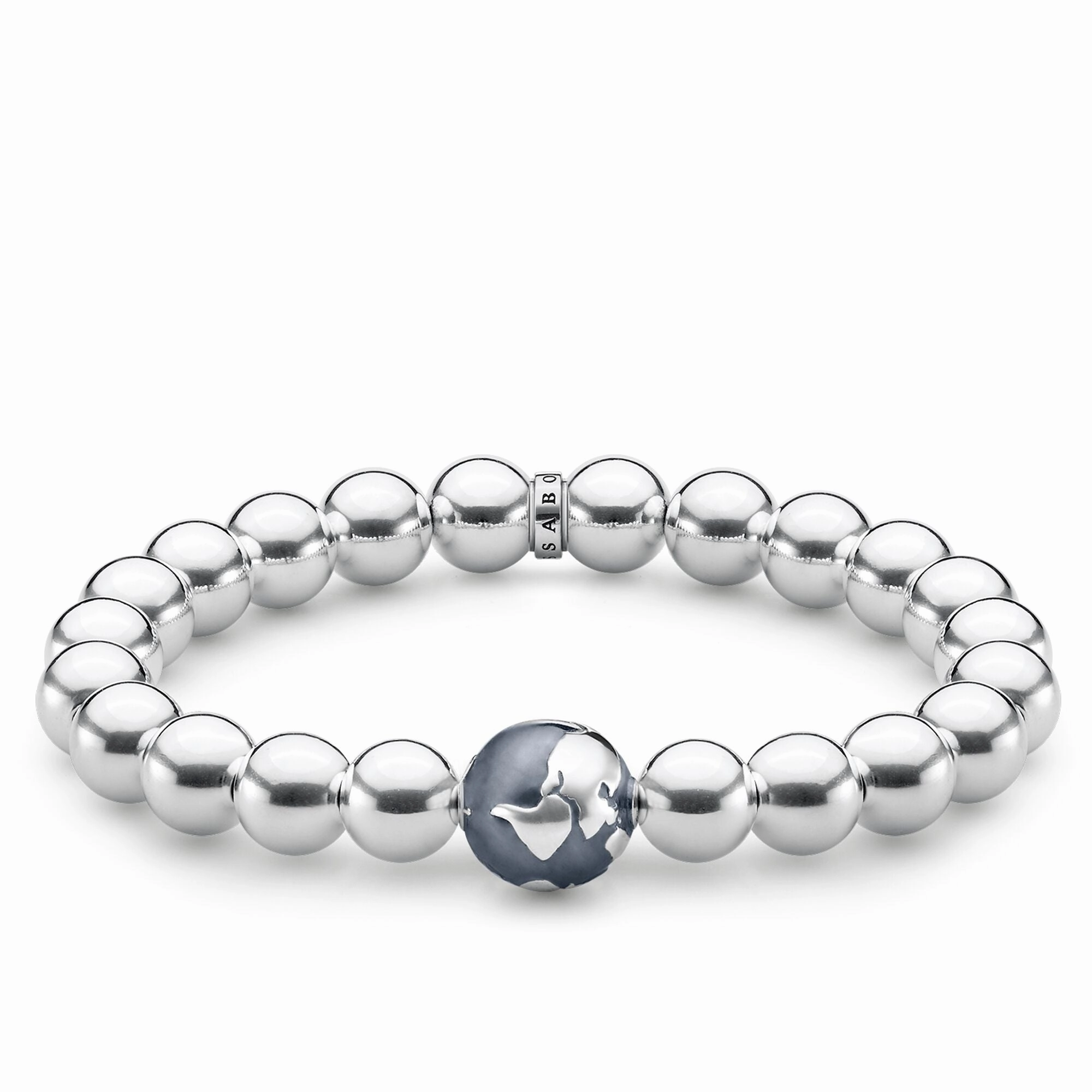 Thomas Sabo Rebel at Heart Sterling Silver Globe Bracelet