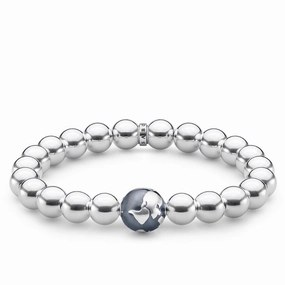Thomas Sabo Rebel at Heart Sterling Silver Globe Bracelet