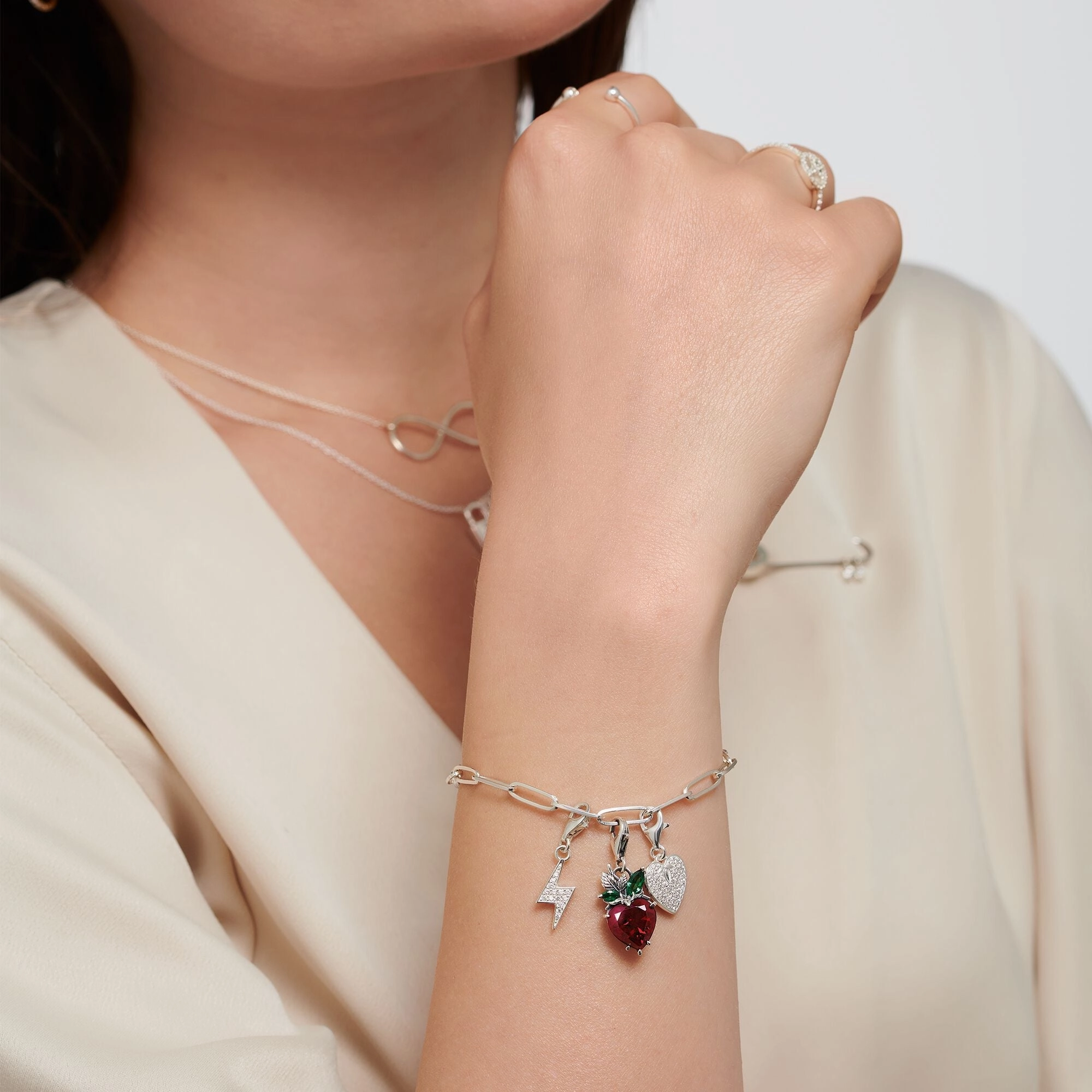 Thomas Sabo Sterling Silver Flash Charm