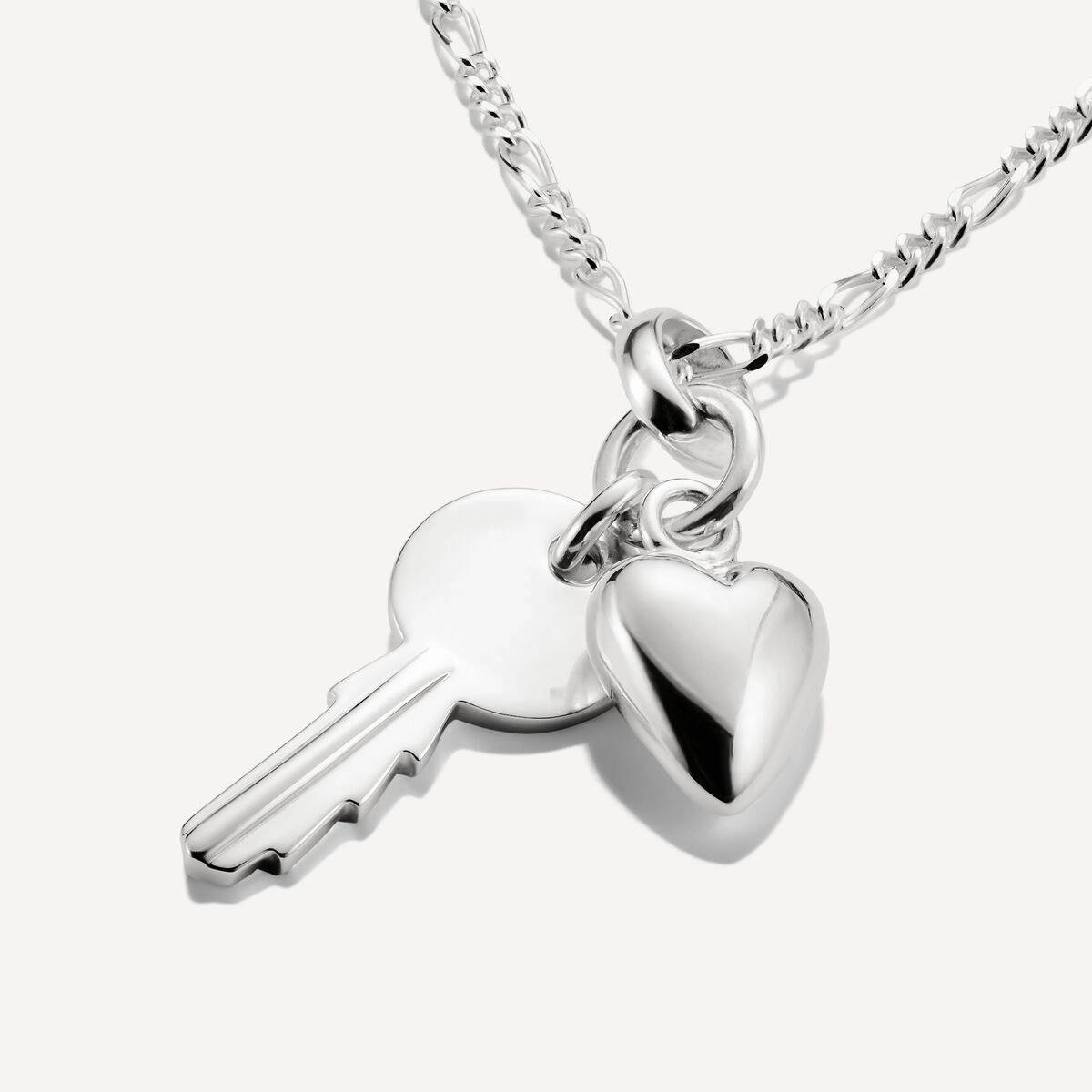 Thomas Sabo Sterling Silver Key With Heart Connect Charm