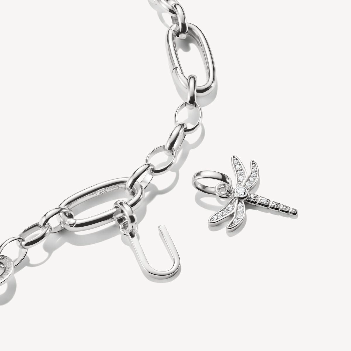 Thomas Sabo Sterling Silver Letter U Connect Charm