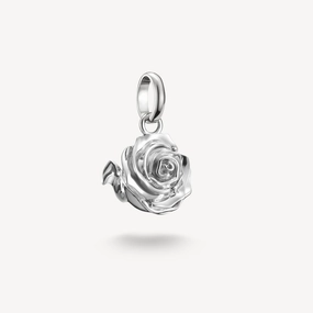 Thomas Sabo Sterling Silver Rose Blossom Connect Charm