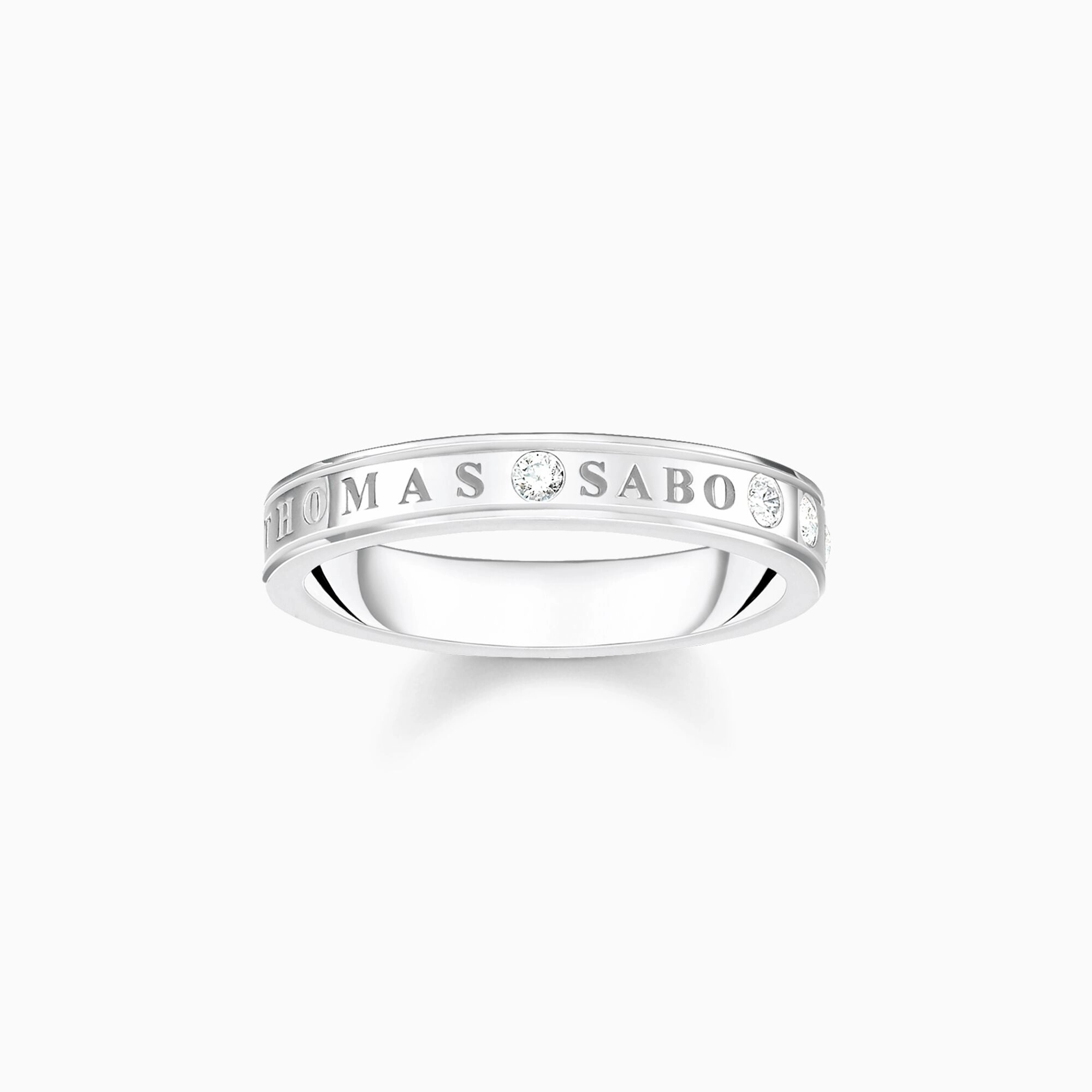 Thomas Sabo Sterling Silver White Stones Ring