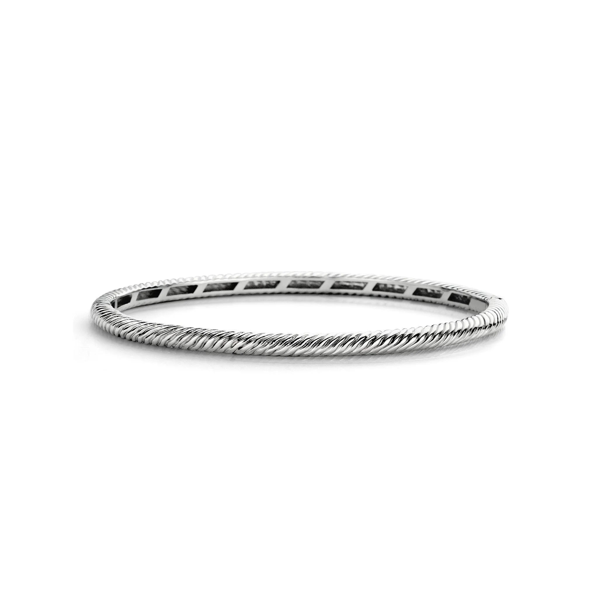 Ti Sento Bangle Rope Twist Silver