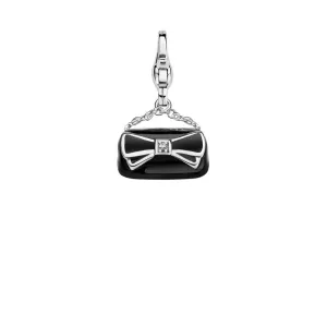 Ti Sento Charm Charming Black Ready to Party Purse