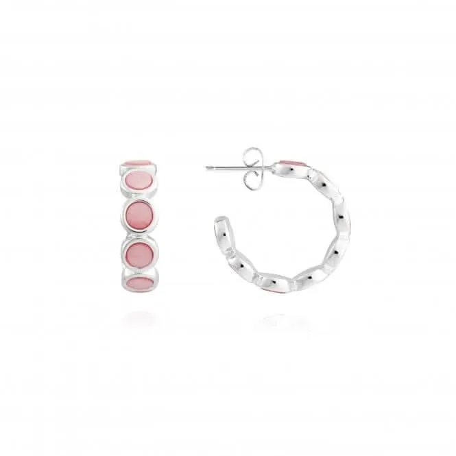Treasure The Little Things Pretty In Pink Silver Earrings 4288