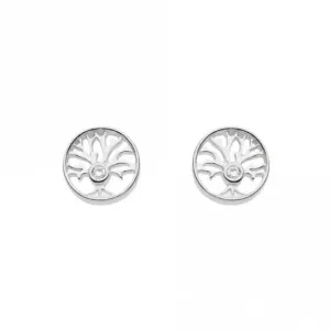 Tree of Life Small Zirconia Stud Earrings 38001CZ