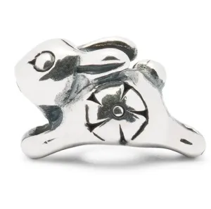 Trollbeads Bead Jumping Rabbit Silver