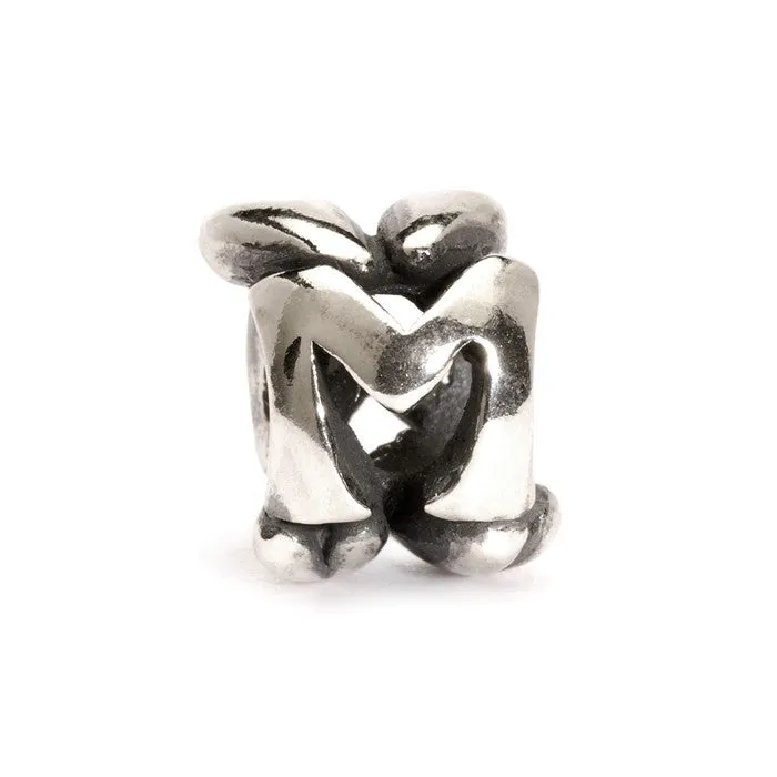 Trollbeads Bead Letter M Silver