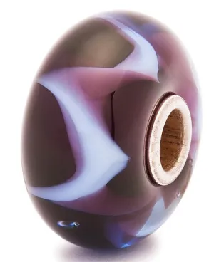 Trollbeads Bead Purple Wave Silver