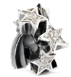 Trollbeads Bead Shooting Stars Silver