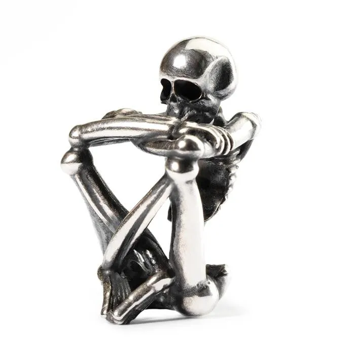 Trollbeads Bead Silver Skeleton Spirit