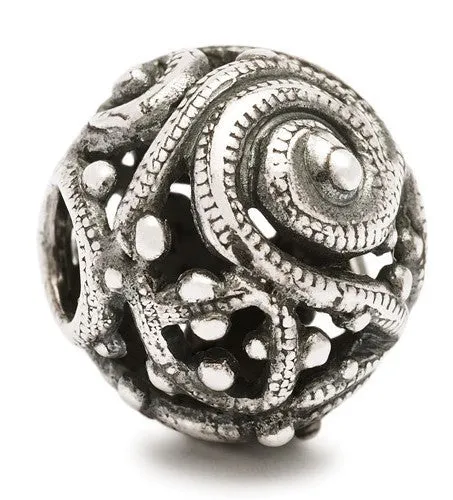 Trollbeads Bead Silver Whorl Silver