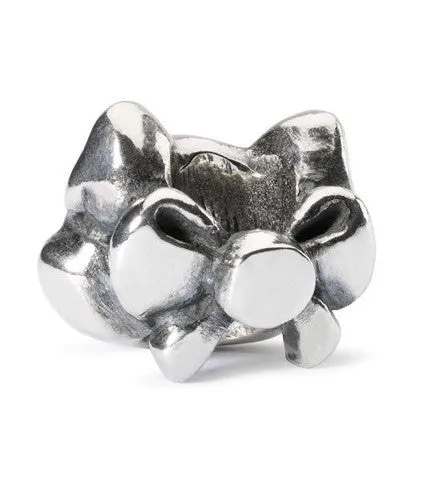 Trollbeads Bead Wilful Cat Silver