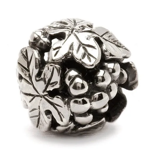 Trollbeads Bead Wine Harvest Silver