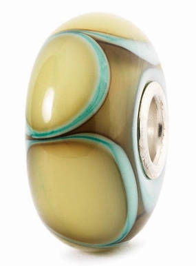 Trollbeads Bead Aqua Edge Petals Silver