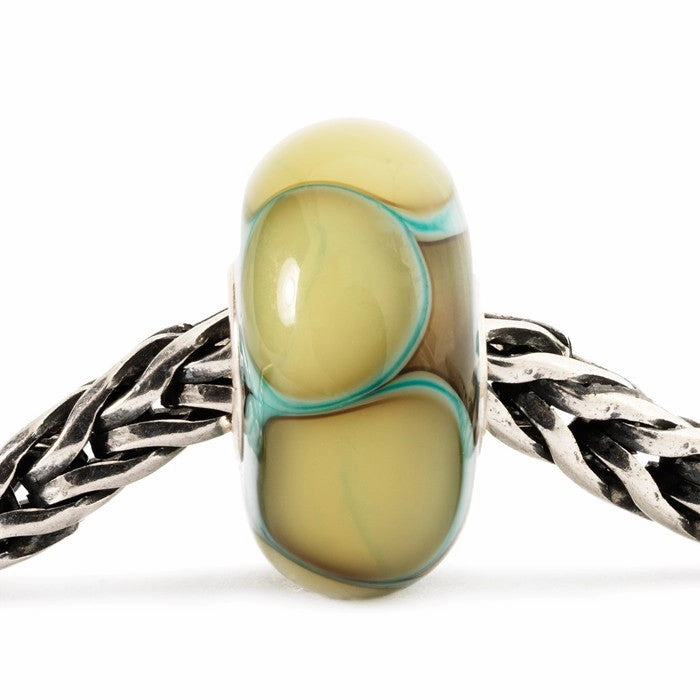Trollbeads Bead Aqua Edge Petals Silver