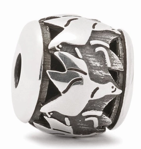 Trollbeads Bead Flying Geese Silver