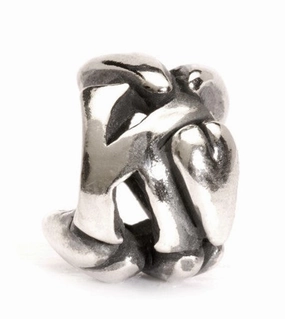 Trollbeads Bead Letter K Silver