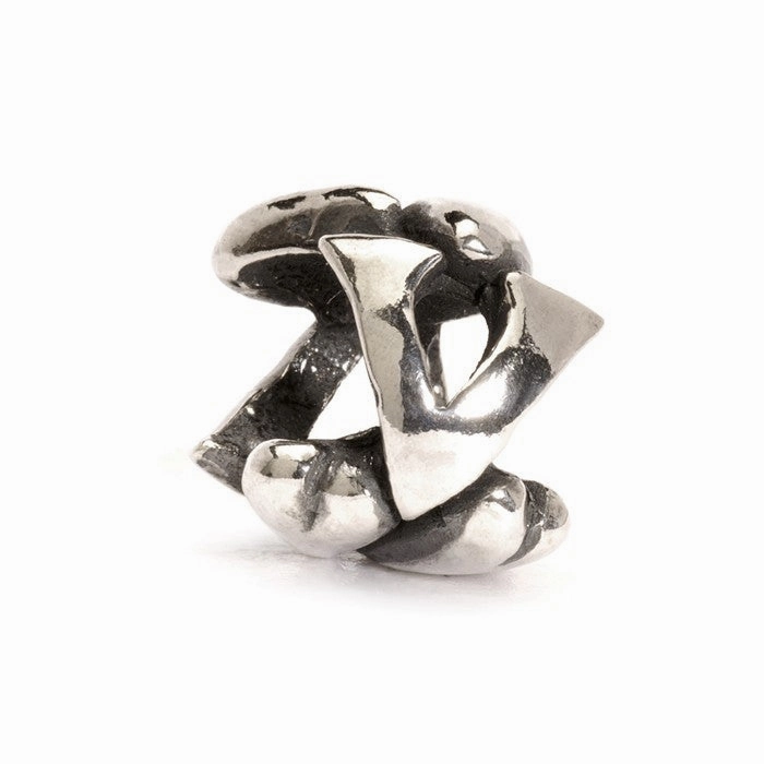 Trollbeads Bead Letter V Silver
