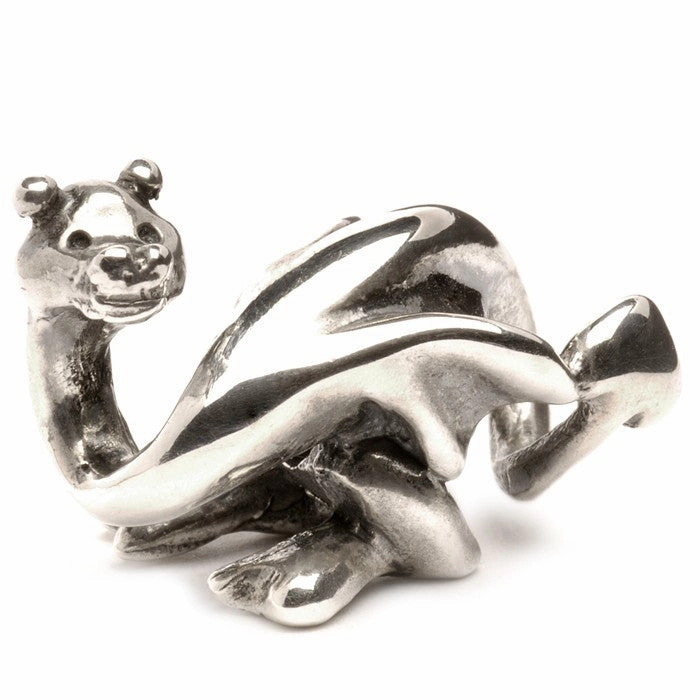 Trollbeads Bead Lucky Dragon Silver