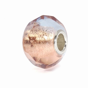 Trollbeads Bead Pink Prism Silver