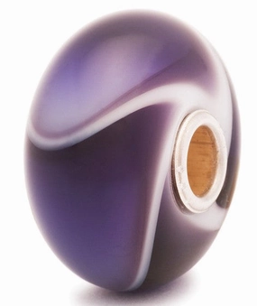 Trollbeads Bead Purple Armadillo Silver
