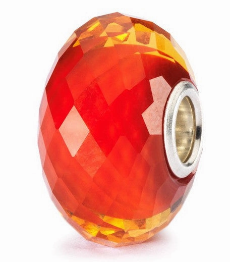 Trollbeads Bead Saffron Facet Silver