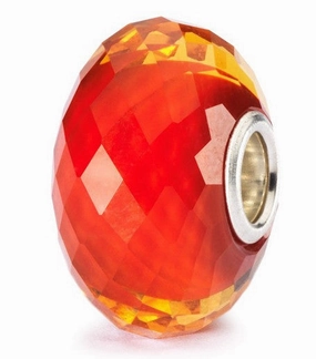 Trollbeads Bead Saffron Facet Silver