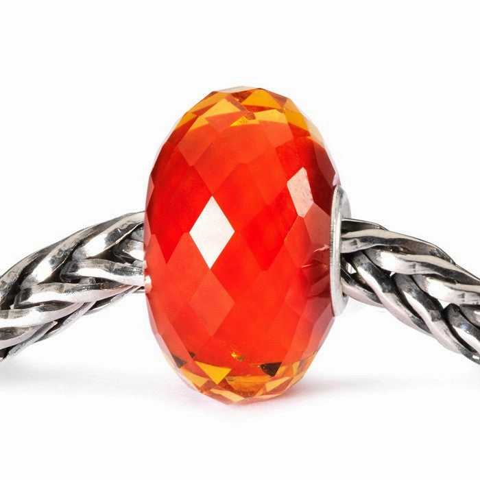 Trollbeads Bead Saffron Facet Silver