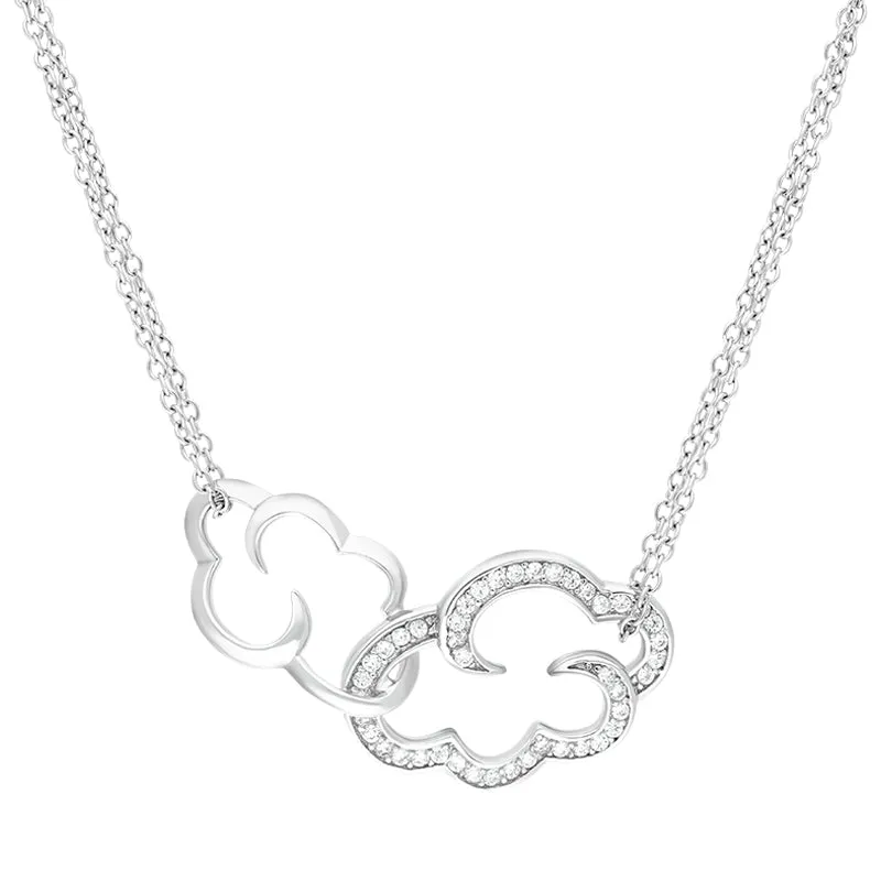 Vixi Jewellery Daydream Sterling Silver Cloud Necklace D
