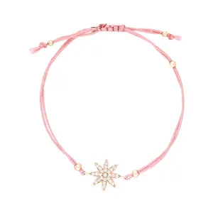 Vixi Jewellery Nova Rose Gold Pink Star Bracelet D