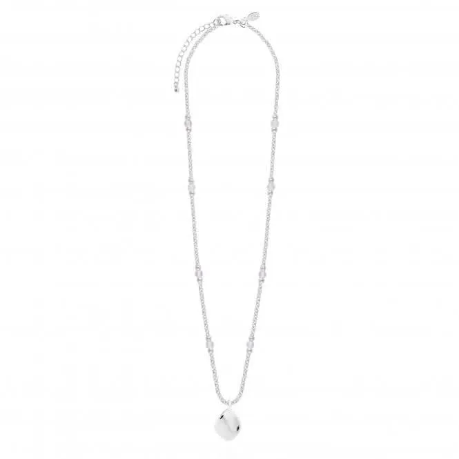 Wellness Gems Silver Opalite 45cm   5cm Extender Necklace 4228