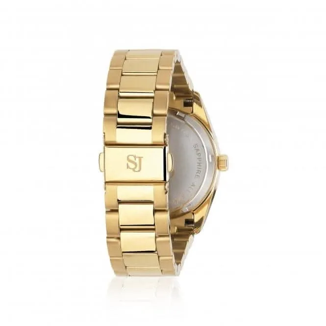 White Zirconia Aurora Watch SJ-W1056-CZ-YG