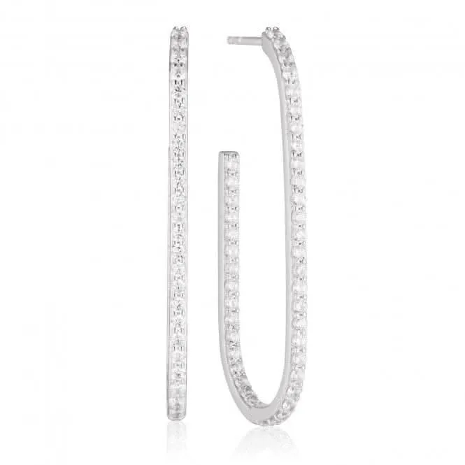 White Zirconia Capizzi X-Grande Earrings SJ-E42218-CZ