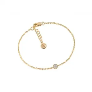 White Zirconia Cecina Bracelet SJ-B2773-CZ(YG)