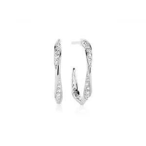 White Zirconia Cetara Piccolo Earrings SJ-E3010-CZ