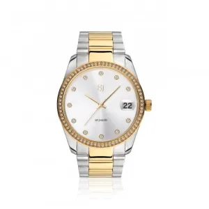 White Zirconia Electra Watch SJ-W1054-CZ-YG2