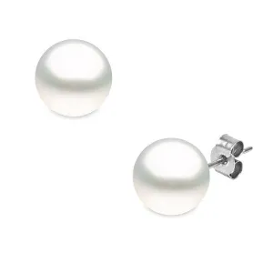 Yoko Pearls 18ct White Gold Southsea Pearl Stud Earrings